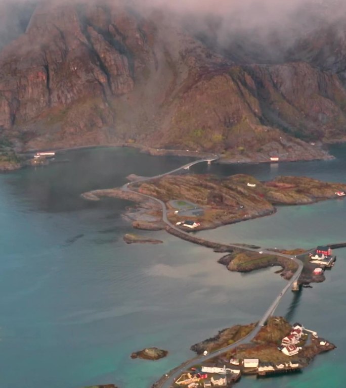 挪威峡湾风光，罗弗敦群岛的自然风光