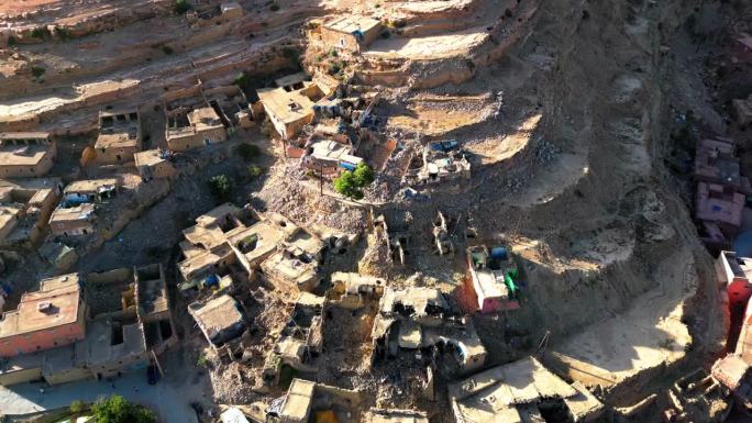 鸟瞰图-摩洛哥地震