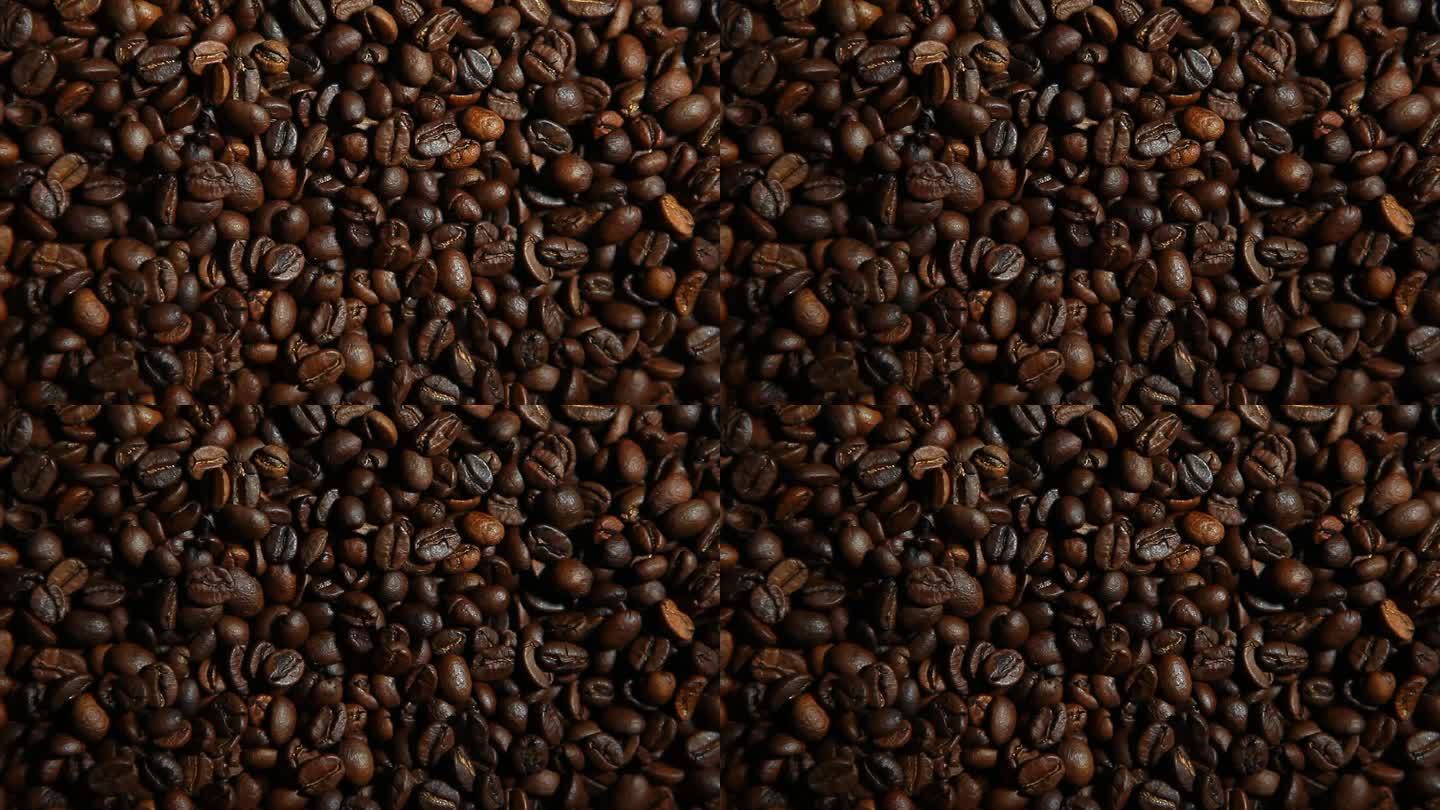 黑咖啡豆背景背景文化烘焙