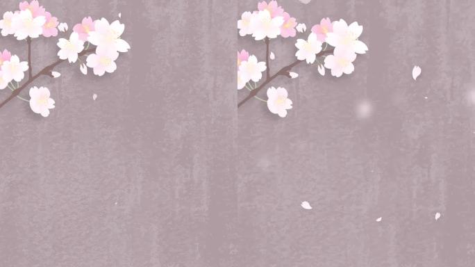 樱花循环动画棕色