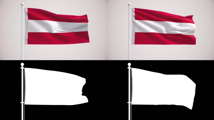 奥地利国旗+阿尔法海峡
