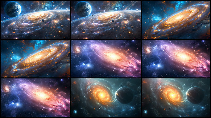 宇宙太空奥秘 深空探测 银河系星云与星球