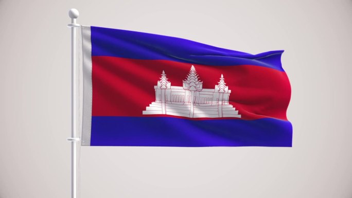柬埔寨国旗+阿尔法海峡