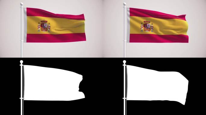 西班牙国旗+阿尔法海峡