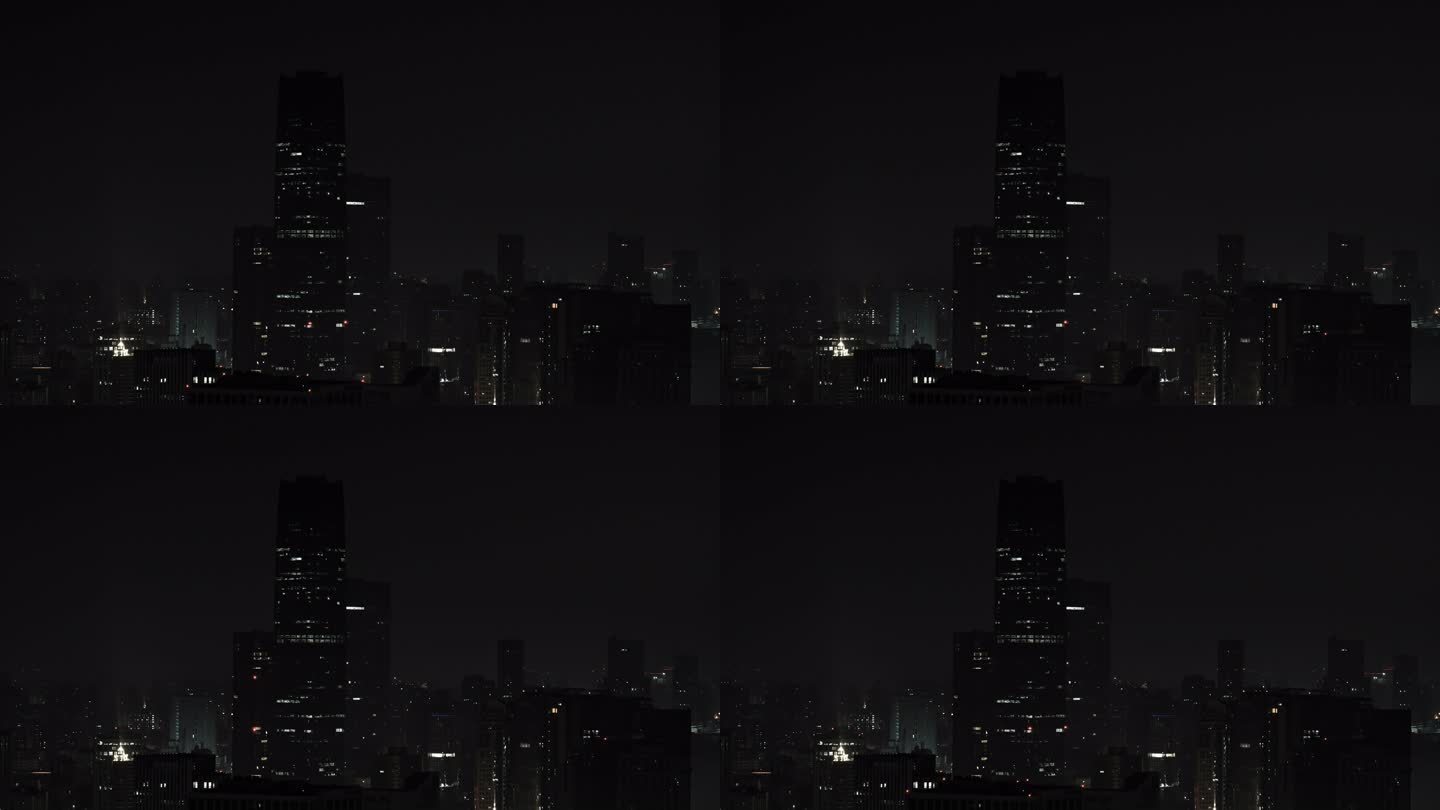上海白玉兰大厦夜景
