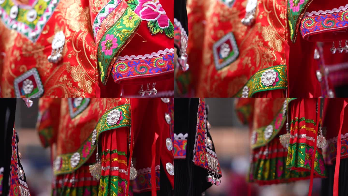 文化 传统 传承 布料 服装 布依族少女