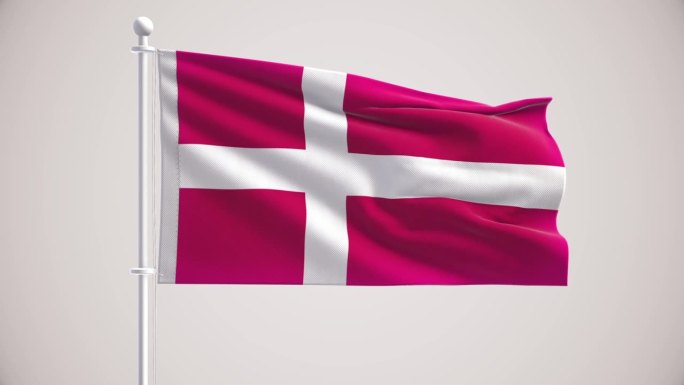 丹麦国旗+阿尔法海峡