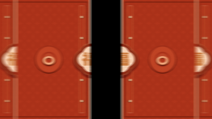 蛇年新年开门动画开门转场4k