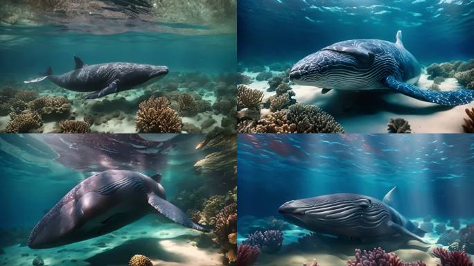 海洋生物大鲸鱼