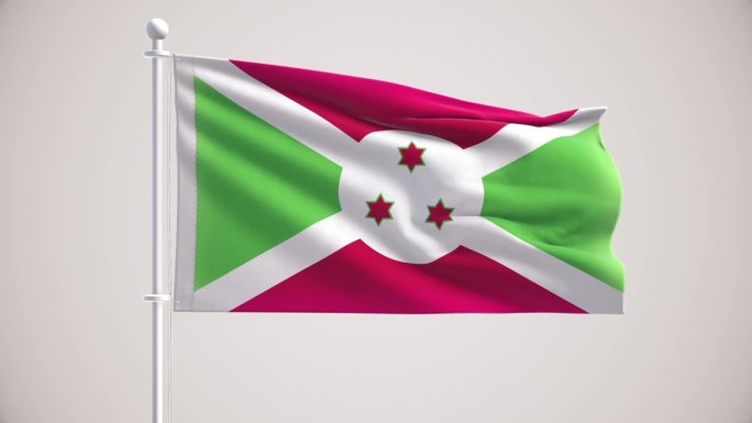 布隆迪国旗+阿尔法海峡