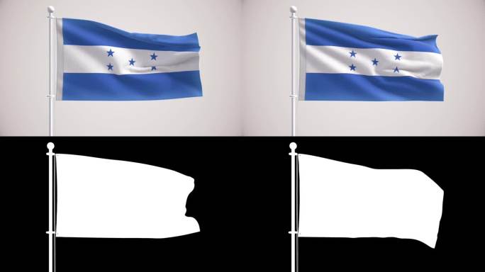 洪都拉斯国旗+ Alpha频道