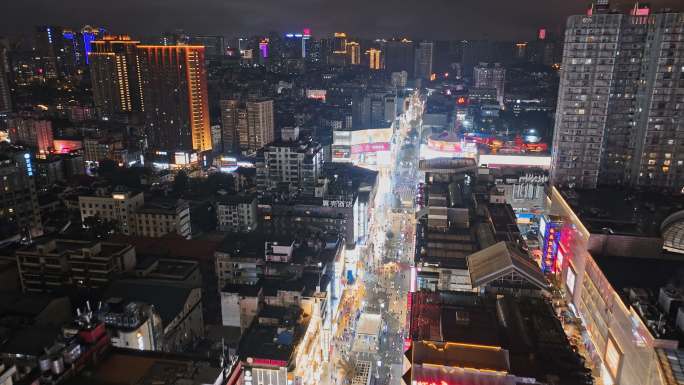 【4k】长沙太平老街历史文化街区夜景