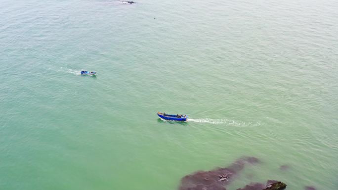 浙江 花鸟岛 岛屿 海边 风景 航拍