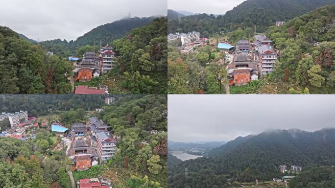 【4k】浏阳青阳山道院航拍