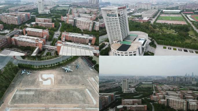 合集江西南昌航空大学航拍