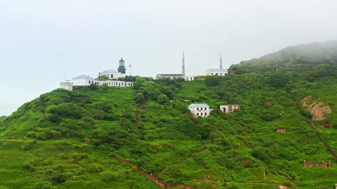 浙江 花鸟岛 岛屿 海边 风景 航拍