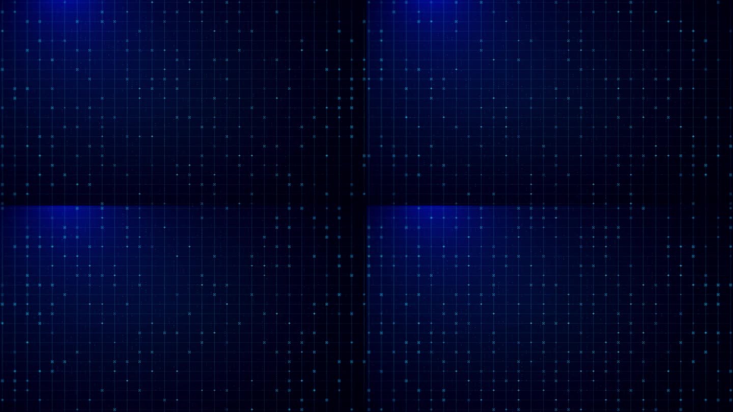网格透视设计上和下的蓝色光网格在黑暗的背景，未来的复古风格。c