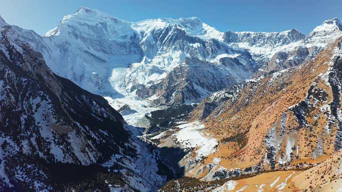 唯美雪山新疆帕米尔高原克州冰川公园合集