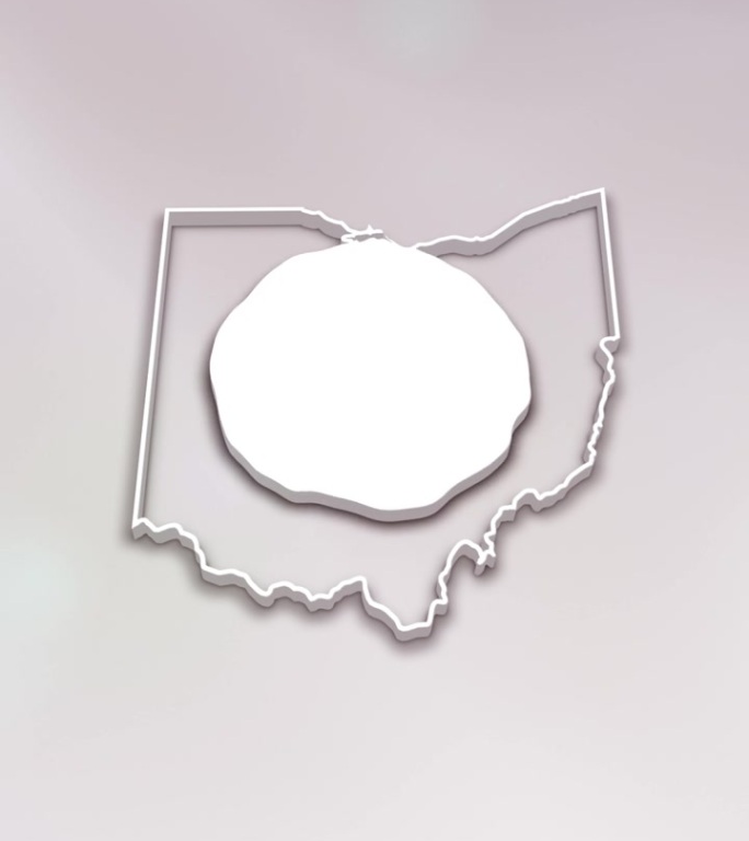 俄亥俄州3D地图介绍