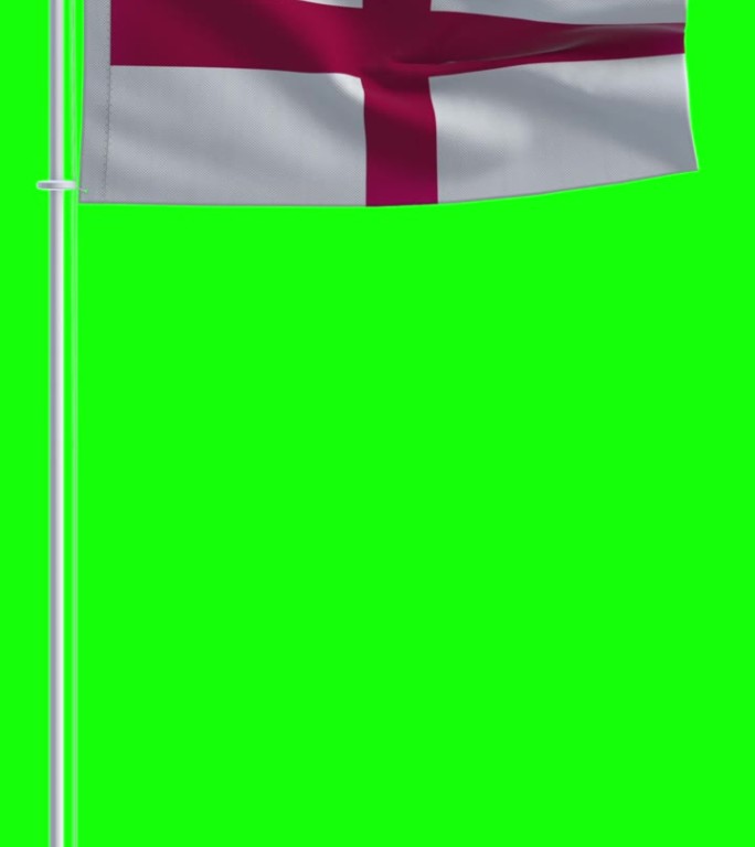 色度键背景上的英国国旗