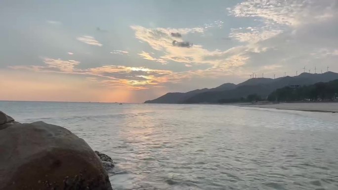 海洋夕阳