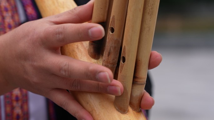 竹编 乐器演奏 传统乐器 文化生活 竹笛