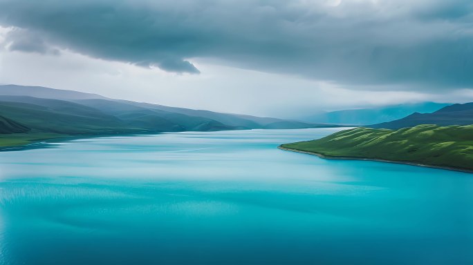 湖泊 湖面 湖水 湖 延时 风景 自然