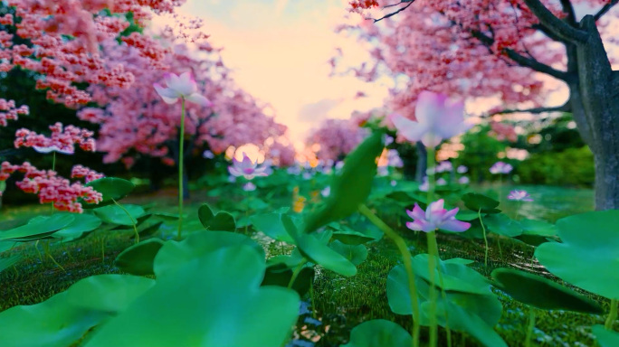 天旋地转 歌曲背景舞美古典海上升明月秋节