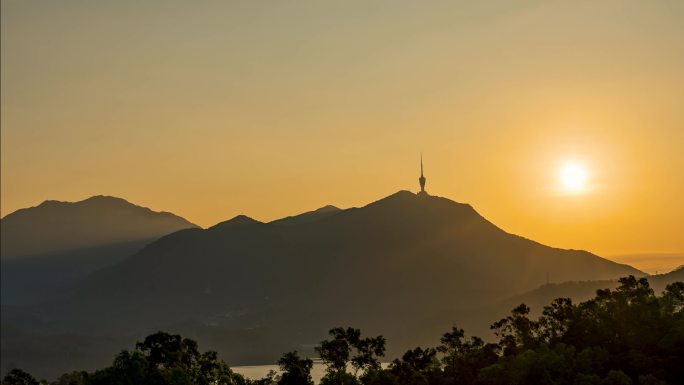 朝阳升起延时