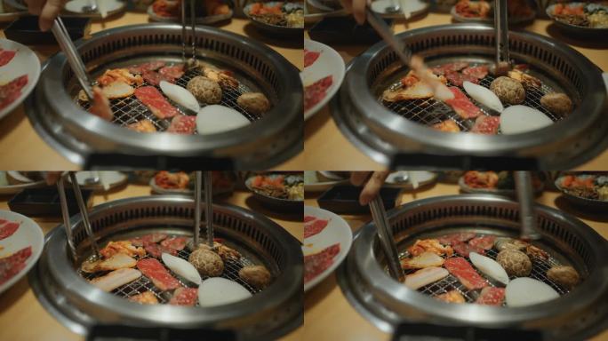 日式烤牛肉特写特色菜肴美味佳肴美食摄影