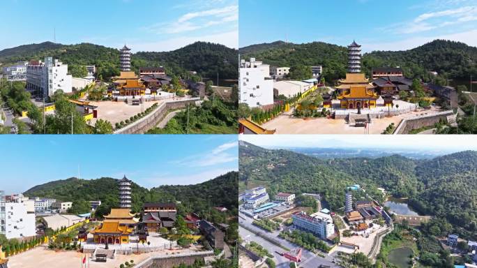 【4k】醴陵市广目天山寺航拍