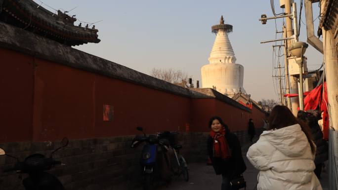 北京白塔寺与红墙胡同延时