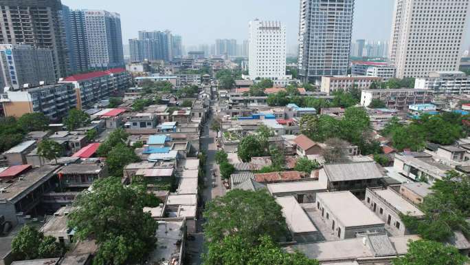 合集河北邯郸串城街历史文化街区航拍