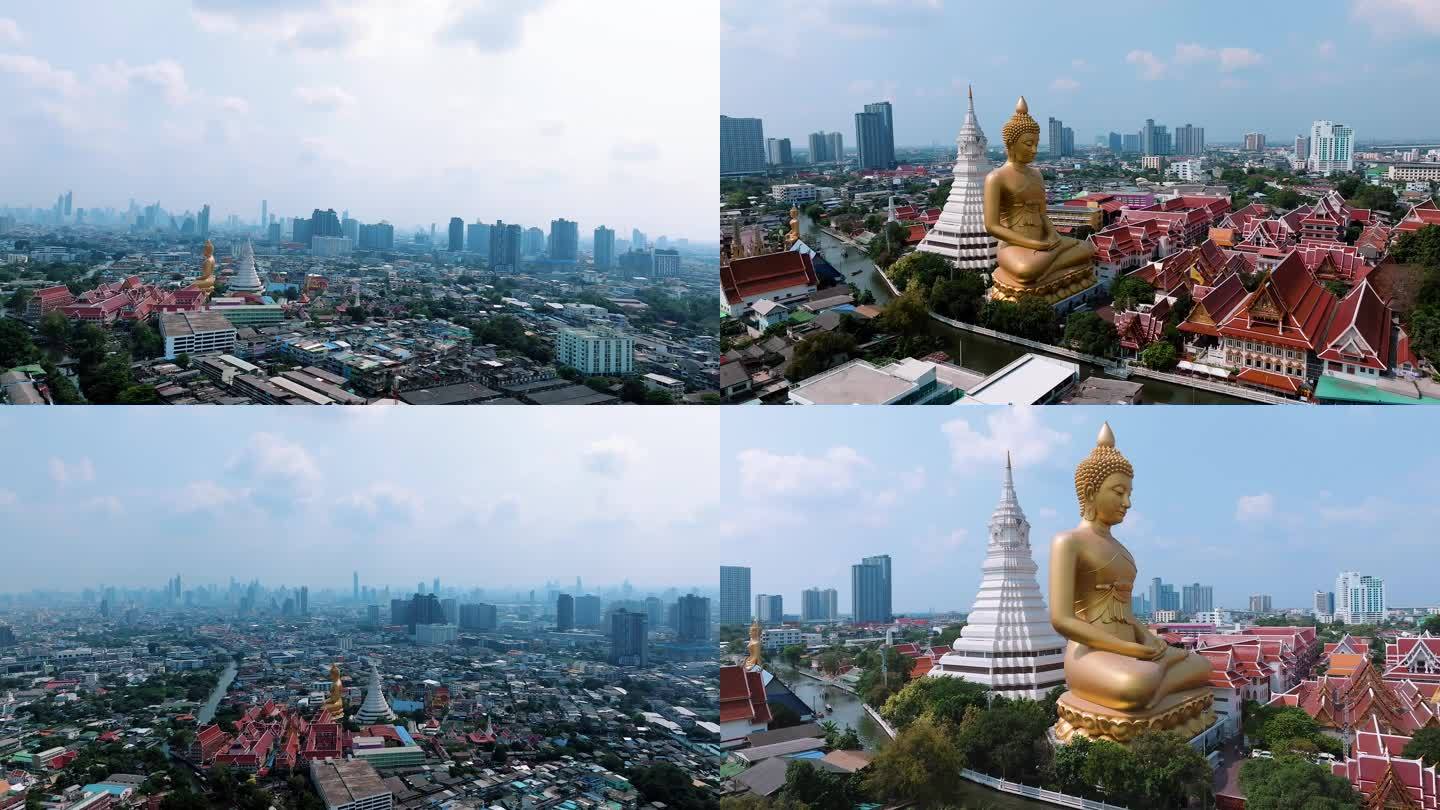 曼谷-水门寺-航拍
