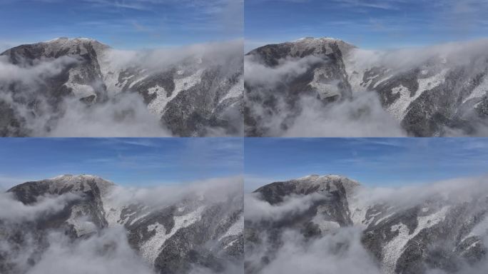 朱雀国家森林公园冰晶顶雪景