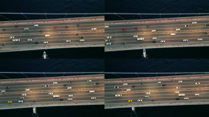 博斯普鲁斯大桥的空中交通#TemmuzŞehitlerKöprüsü。