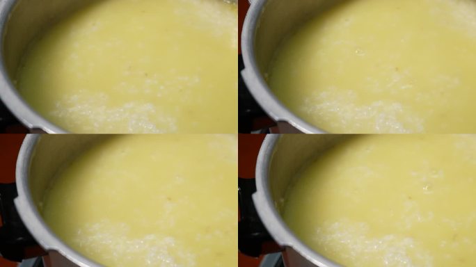 小米粥 玉米面 农作物 高压锅 黄色小米