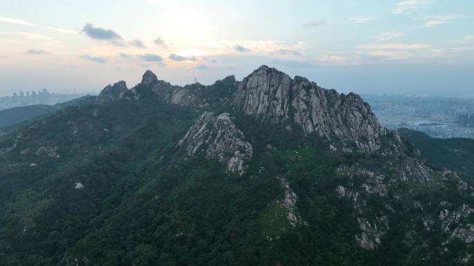 青岛浮山航拍