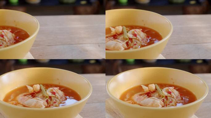虾菜酸汤(泰国菜)