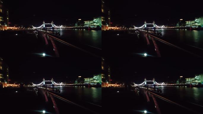伦敦桥夜景伦敦塔桥