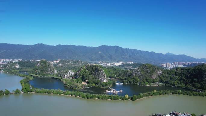 广东肇庆七星山景区航拍