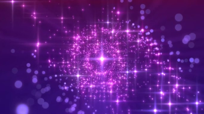 4k紫色经典银河运动背景