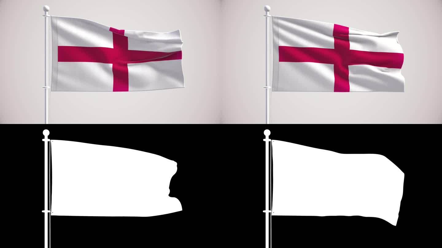 英国国旗+阿尔法海峡