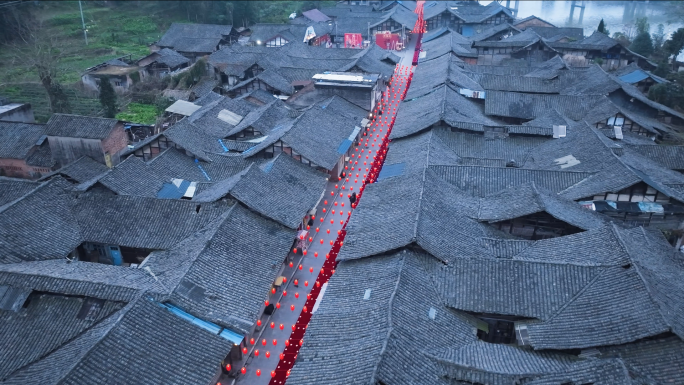 茶马古道新添驿站老街古镇原始村落