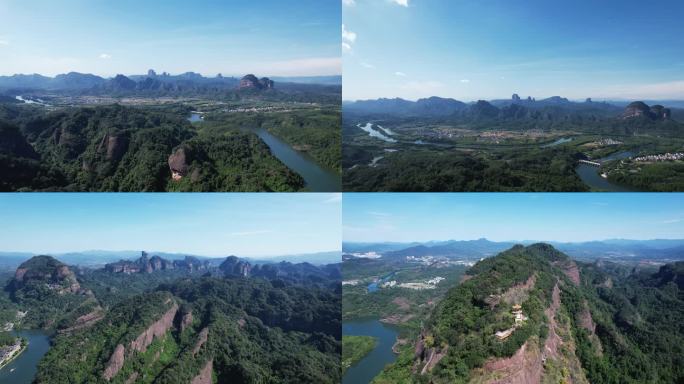 广东丹霞山5A景区航拍