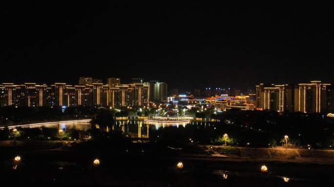 元谋凤凰湖夜景镜头