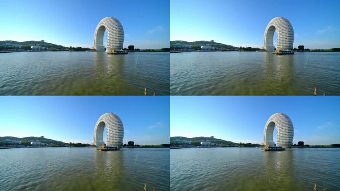 浙江 湖州 月亮湾广场 太湖 视频4K