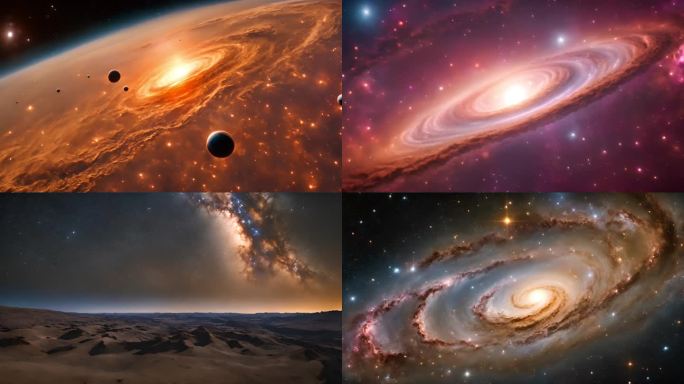 浩瀚宇宙太空合集（银河 星系 黑洞行星）