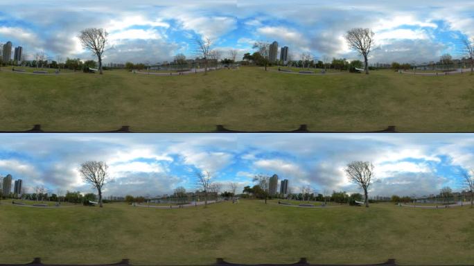 3D全景视频沉浸体验公园一角