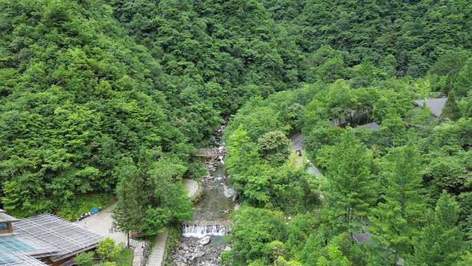 湖北神农架官门山航拍